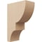 Ekena Millwork 6"W x 12"D x 18"H Classic Ridgewood Rough Cedar Woodgrain TimberThane Corbel, Primed Tan CORUR06X12X18RIDRCPR - alternate 1